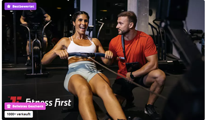 Bild zu 3, 6, 12 oder 24 Monate RED oder BLACK Clubmitgliedschaft in einem Studio von Fitness First mit bis zu 52% Rabatt + nun 10% (max. 50€ Extra)