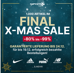 Bild zu Geomix X-Mas Final Sale mit mindestens 80% Rabatt + keine Versandkosten ab 25€