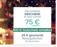 Bild zu [beendet] Travelcircus: 100€ Gutschein für 75€