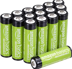 Bild zu Amazon Basics AA-Batterien, wiederaufladbar, 2000 mAh, vorgeladen, 16 Stück für 14,30€