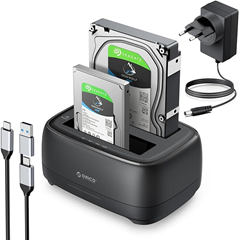 Bild zu [Prime] ORICO Festplatten Docking Station für 2,5″ und 3,5″ HDD/SSD für 29,74€