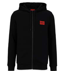 Bild zu HUGO Regular-Fit Hoodie aus French Terry mit Logo-Label für 59,90€ (VG: 90,48€)