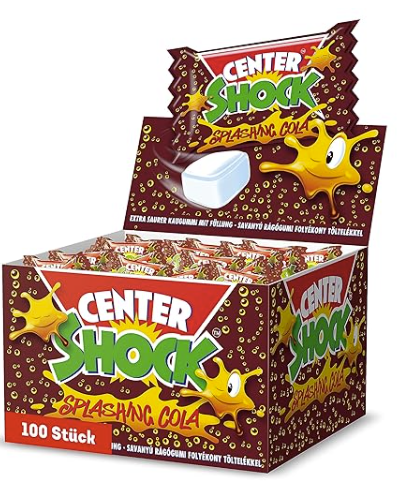 Bild zu [Spar Abo] Center Shock Splashing Cola, Box mit 100 Kaugummis, extra-sauer für 3,99€ (Vergleich: 8,20€)