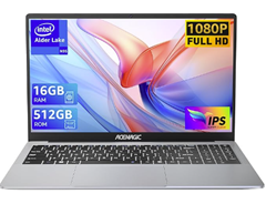 Bild zu ACEMAGIC Laptop, Metallgehäuse, 15,6 Zoll FHD, 16 GB DDR4, 512 GB SSD, Intel 12th Alder Lake Quad-Core N95(bis zu 3,40 GHz), Notebook für 251,19€