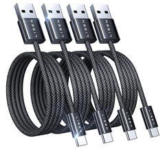 Bild zu 4er Pack LISEN USB-C Kabel (0,5m, 1m, 2m, 2m) für 7,97€