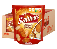 Bild zu Lorenz Snack World Saltletts Laugencracker, 12er Pack (12 x 150 g) für 13,63€ (Vergleich: 26,28€)