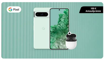 Bild zu Google Pixel8 und 8 Pro in neuer Farbe exklusiv bei MediaMarkt + 100€ Ankaufprämie + Pixel Buds A-Series gratis