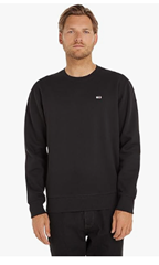 Bild zu Tommy Jeans Herren Sweatshirt Tjm Regular Fleece C Neck schwarz für 41,61€ (Vergleich: 54,14€)