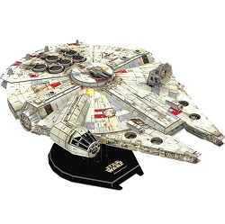 Bild zu 3D-Puzzle Revell Star Wars Millennium Falcon Kartonmodellbausatz (00323) für 16,84€ (Vergleich: 24,99€)