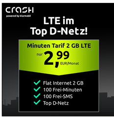 Bild zu 2GB LTE Tarif im Vodafone Netz mit 100 Freiminuten und 100 Frei-SMS für 2,99€ im Monat