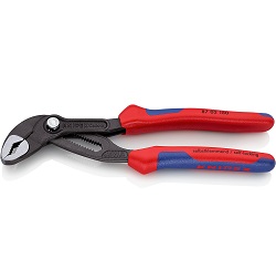 Bild zu 180mm Knipex Cobra Wasserpumpenzange mit Feinverstellung per Knopfdruck (87 02 180) für 21,99€ (Vergleich: 25,34€)