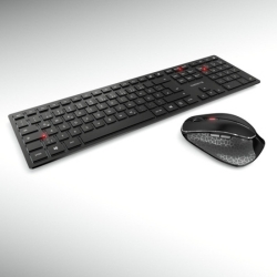 Bild zu CHERRY DW 9500 Slim Wireless Desktop-Set (Tastatur und Maus, kabellos, schwarz) für 59,99€ (VG: 79,98€)