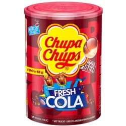 Bild zu 100er Dose Chupa Chups Fresh Cola für 11,99€ (VG: 20,98€)