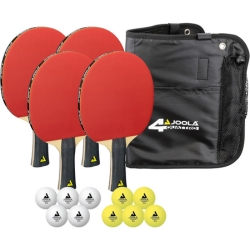 Bild zu JOOLA Tischtennis-Set Family Quattro (4 Schläger + 10 Bälle + Tasche) für 17,99€ (VG: 28,89€)