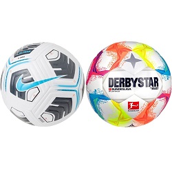 Bild zu Nike Academy Team Ball und Derbystar Bundesliga Brillant Replica S-Light V22 (Größe 5) für 28,18€ (Vergleich: 42,90€)