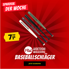 Bild zu SportSpar: HIDETOSHI WAKASHIMA „Tokyo“ Baseballschläger für je 7,77€ zzgl. eventuell Versand (Vergleich: 17,99€)