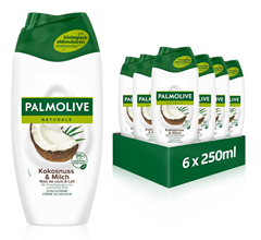 Bild zu Palmolive Duschgel Naturals Kokosnuss & Milch (6x250ml) für 5,35€ (Vergleich: 8,10€)