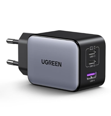 Bild zu UGREEN Nexode X 65W USB-C Ladegerät Mini PD Netzteil (3 Ports) für 36,39€