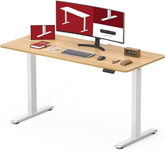 Bild zu SANODESK Höhenverstellbarer Schreibtisch 110 x 60 cm für 84,98€