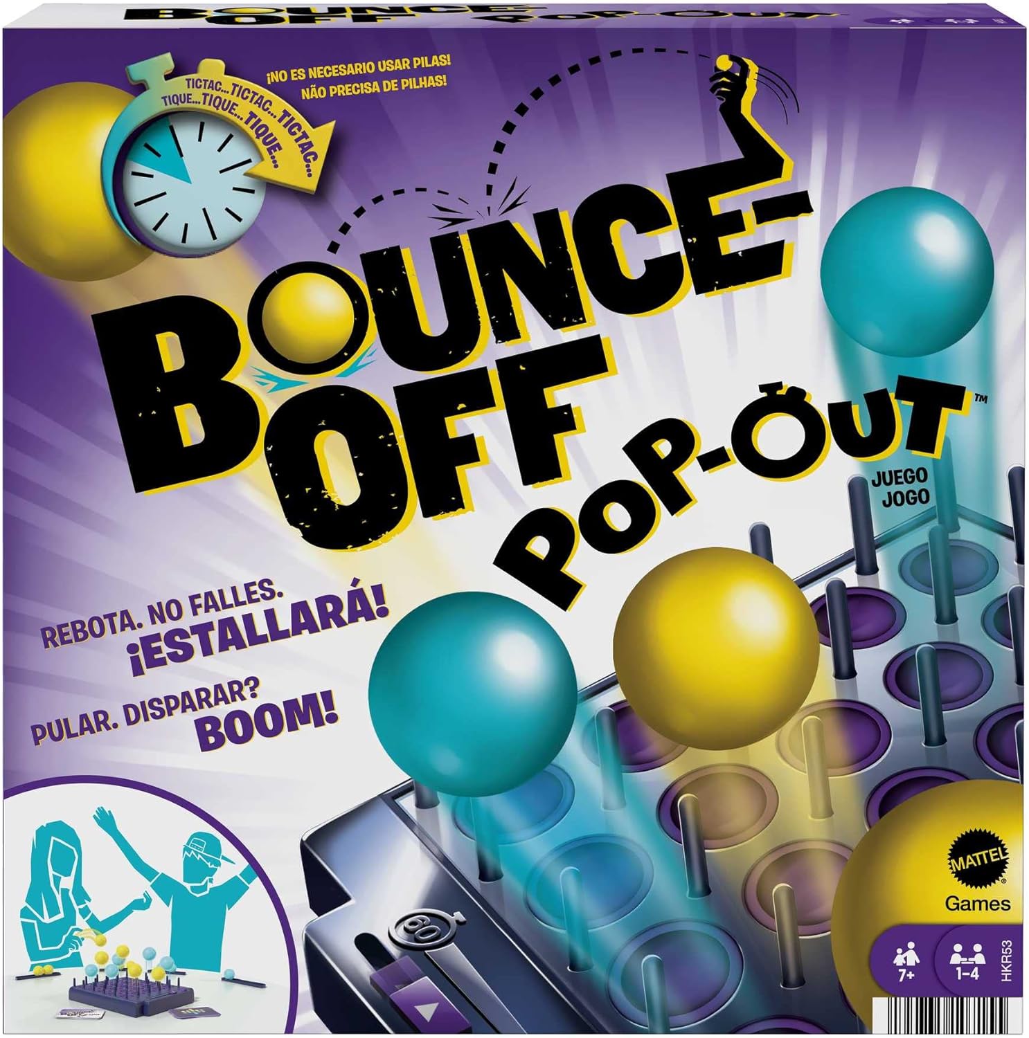 Bild zu Partyspiel Mattel Games Bounce-Off Pop-Out (HKR53) für 14,99€ (Vergleich: 21,49€)