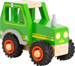 Bild zu Small Foot Traktor aus 100% FSC-zertifizierten Holz und mit gummierten Reifen für 7,99€ (Vergleich: 12,99€)