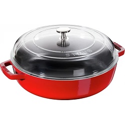 Bild zu 28cm Staub Chistera Bräter mit Glasdeckel für 94,75€ (Vergleich: 149€)