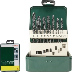 Bild zu Bosch HSS-R-Metallbohrer-Set Titanium (19-tlg., für Eisen, unlegierten Stahl, Nichteisenmetalle, Grauguss, Ø 1-10 mm) für 11,20€ (VG: 24,27€)