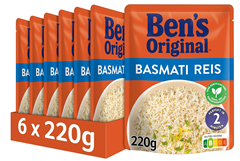 Bild zu Ben’s Original Express Reis Basmatireis, 6 Packungen (6 x 220g) für 7,11€ (Vergleich: 13,74€)