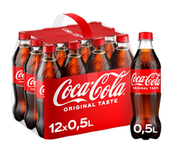 Bild zu [Spar Abo] Coca-Cola Classic in der Einweg Flasche (12 x 500 ml) für 9,89€ (Vergleich: 14,28€)