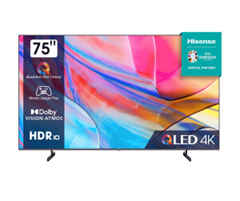 Bild zu [Top] HISENSE 75A7KQ QLED TV (Flat, 75 Zoll / 189 cm, QLED 4K, SMART TV, VIDAA U) für 780,45€ (VG: 949€)