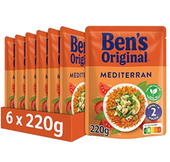 Bild zu Ben’s Original Express Reis Mediterran oder Griechisch, 6 Packungen (6 x 220g) für je 9,34€ (Vergleich: 14,94€)