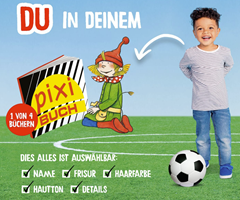 Bild zu Kinder Schokolade: personalisiertes Pixi-Buch anfordern nach Kauf von 2 Aktionspackungen