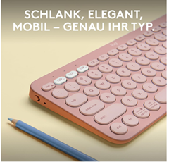Bild zu Logitech Pebble Keys 2 K380s Bluetooth-Tastatur für je 39€ (Vergleich: 47,45€)