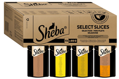 Bild zu 72er Pack Sheba Selection Katzenfutter in Sauce, je 85g für 24,92€ (Vergleich: 34,74€)