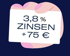 Bild zu [endet morgen] Openbank Tagesgeld (by Santander) mit 3,8% Zinsen für 6 Monate + 75 € Prämie (ab 1.000€ Mindesteinlage)