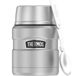 Bild zu Thermos STAINLESS KING FOOD JAR 470 ml – Thermosbehälter aus Edelstahl mit Löffel für 21,01€ (VG: 28,10€)