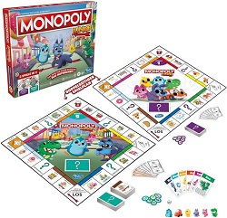 Bild zu Hasbro Monopoly Junior mit 2-seitigem Spielplan (F8562) für 15,99€ (Vergleich: 23,26€)