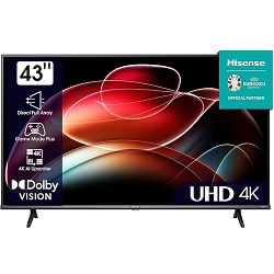 Bild zu 43 Zoll 4K UHD LED-Fernseher Hisense 43E6KT für 269€ (Vergleich: 306,90€)