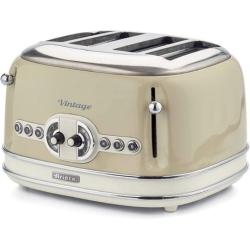 Bild zu Ariete Vintage 156, 4-Scheiben-Toaster, Beige für 59,99€ (VG: 79,98€)