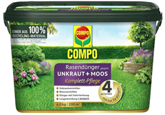 Bild zu COMPO Rasendünger gegen Moos und Unkraut – 3 Monate Langzeitwirkung – 6 kg / 200m² für 39,24€ (Vergleich: 50,99€)