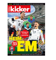 Bild zu Halbjahresabo mit 52 Ausgaben der Zeitschrift “Kicker” für 146,90€ + 100€ Verrechnungsscheck oder 100€ Amazon.de Gutschein