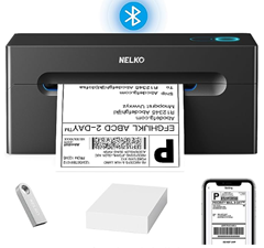 Bild zu Nelko Bluetooth Etiketten-/Labeldrucker (DHL, Shopify, Zalando, eBay, Amazon, UPS) für 49,69€