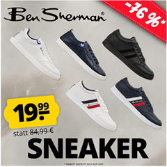 Bild zu SportSpar: Ben Sherman Sneaker für je 19,99€ zzgl. eventuell Versand