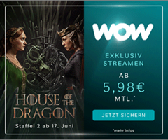 Bild zu [Top] 12 Monate WOW Filme & Serien Abo für 5,98€ pro Monat anstatt 9,98€/Monat