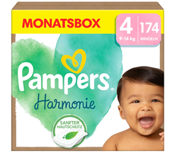 Bild zu Pampers Baby Windeln Größe 4 (9-14 kg) Harmonie – MONATSBOX 174 Stück für 47,64€ (Vergleich: 59,49€)