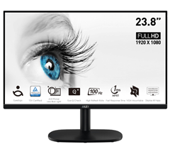 Bild zu MSI PRO MP245VDE – 23,8 Zoll 100Hz Monitor für 80,10€ (Vergleich: 133,99€)