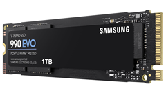Bild zu Samsung 990 EVO NVMe M.2 SSD 1 TB (PCIe 4.0 x4 / PCIe 5.0 x2, NVMe 2.0 (2280), 5.000 MB/s Lesen, 3.200 MB/s Schreiben) für 69,99€ (Vergleich: 77,99€)