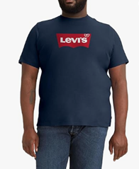 Bild zu Levi’s Herren Big & Tall Graphic Tee T-Shirt blau oder schwarz für je 14,95€ (Vergleich: 23,98€)