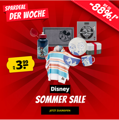 Bild zu SportSpar: Disney Sommer Sale mit Artikeln ab 3,99€