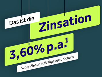 Bild zu Barclays Tagesgeld: 3,6% p.a für 3 Monate (bis zu 250.000€)